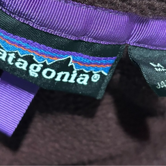 Patagonia Synchilla Vintage snap pullover maroon burgundy medium - Picture 4 of 6